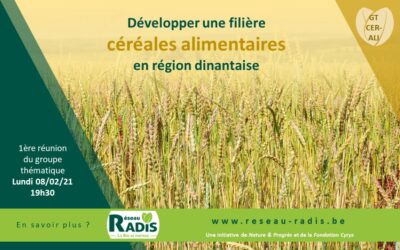 08/02/2021 – Première réunion du GT « Céréales alimentaires »