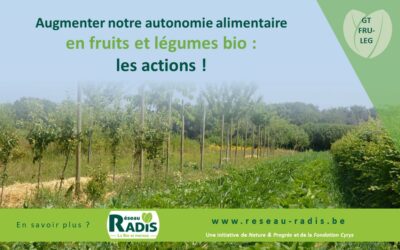 Quelles actions pour renforcer les filières fruits et légumes bio ? Recensement et priorisation