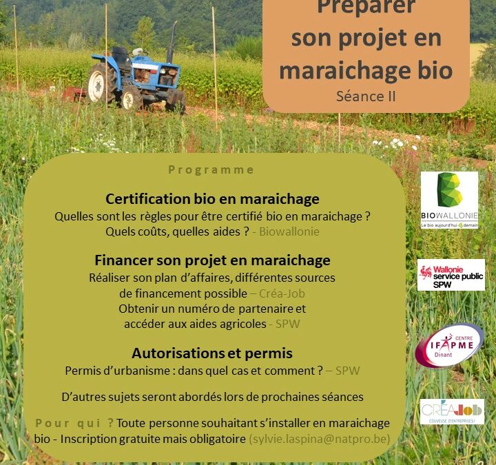 20/10 – Préparer son projet en maraichage bio (II) : Invitation