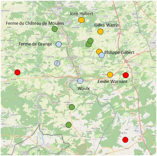 Evolution du maraichage en région dinantaise