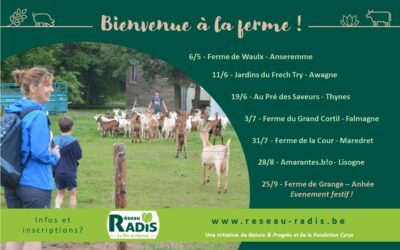 Bienvenue à la ferme ! Rencontrez les producteurs bio en région dinantaise